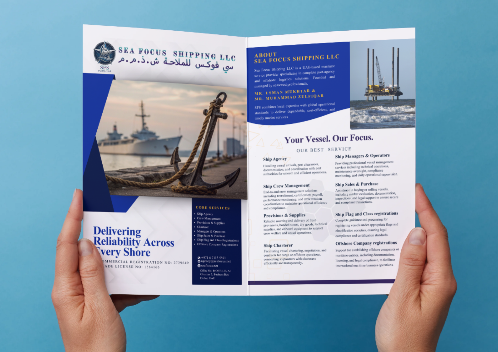 Sea Focus Shipping Broucher #1